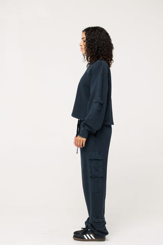 Cargo Sweatpants in Scorpio Back Bone Society.