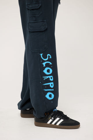 Cargo Sweatpants in Scorpio Back Bone Society.