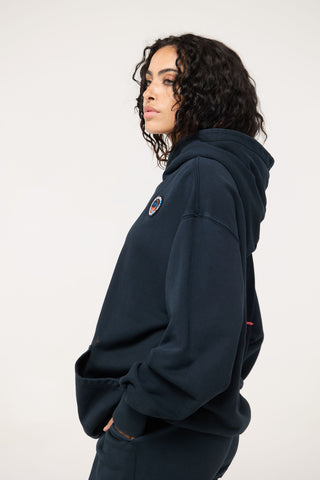 Baggy Hoodie in Scorpio Back Bone Society.