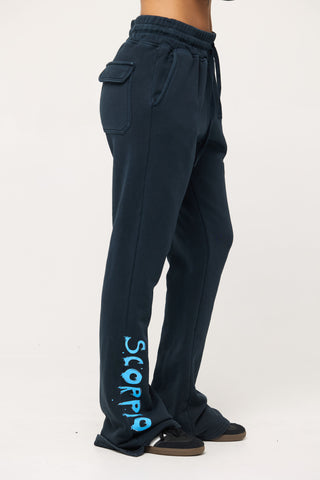 Flared Sweatpants in Scorpio Back Bone Society.