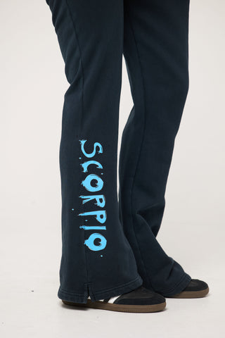 Flared Sweatpants in Scorpio Back Bone Society.