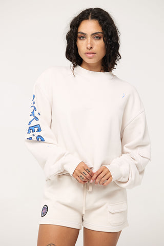 Crewneck Pullover in Pisces Back Bone Society.