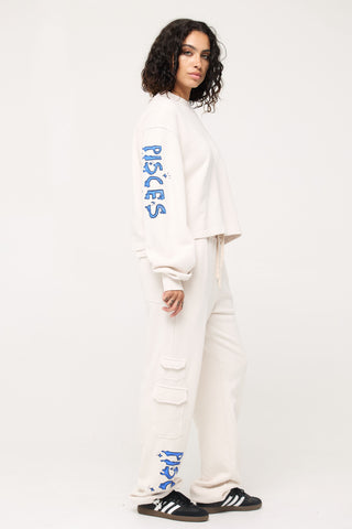 Cargo Sweatpants in Pisces Back Bone Society.