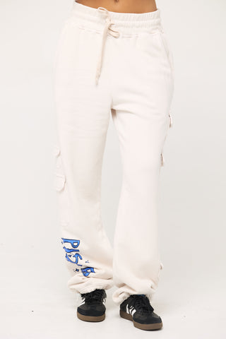 Cargo Sweatpants in Pisces Back Bone Society.