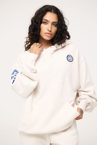 Baggy Hoodie in Pisces Back Bone Society.
