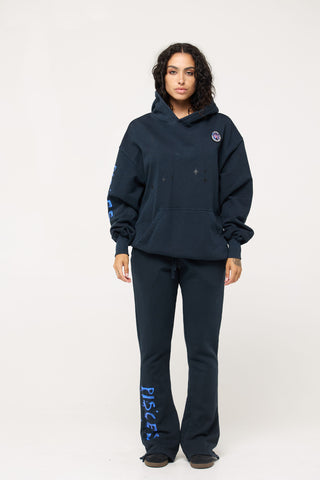 Flared Sweatpants in Pisces Back Bone Society.