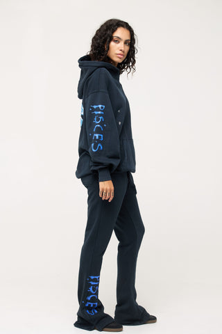 Baggy Hoodie in Pisces Back Bone Society.