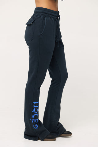 Flared Sweatpants in Pisces Back Bone Society.