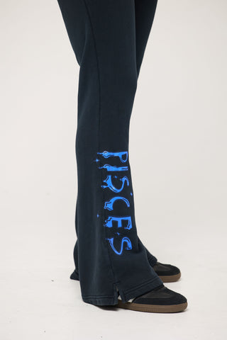 Flared Sweatpants in Pisces Back Bone Society.