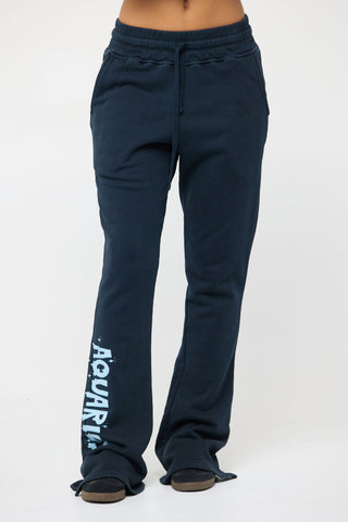 Flared Sweatpants in Aquarius Back Bone Society.
