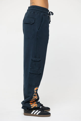Cargo Sweatpants in Capricorn Back Bone Society.