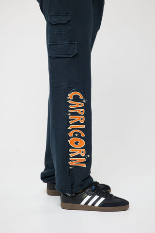 Cargo Sweatpants in Capricorn Back Bone Society.