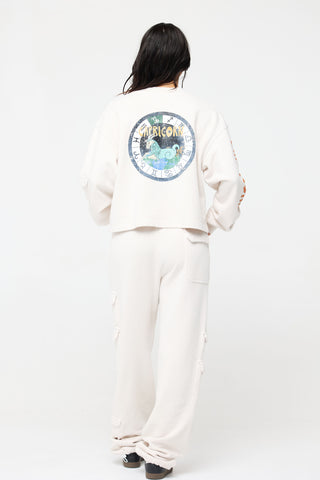 Cargo Sweatpants in Capricorn Back Bone Society.