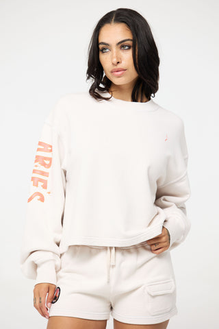 Crewneck Pullover in Aries Back Bone Society.