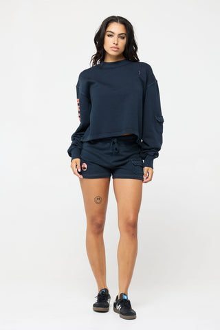 Crewneck Pullover in Aries Back Bone Society.