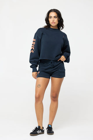 Crewneck Pullover in Aries Back Bone Society.