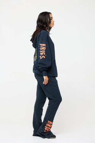 Flared Sweatpants in Aries Back Bone Society.