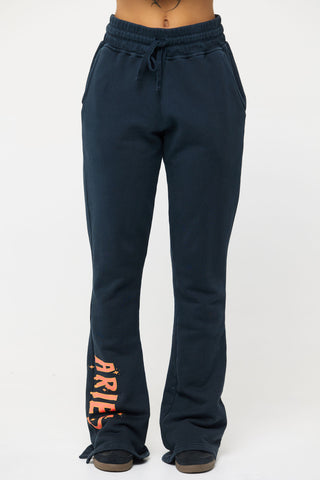 Flared Sweatpants in Aries Back Bone Society.