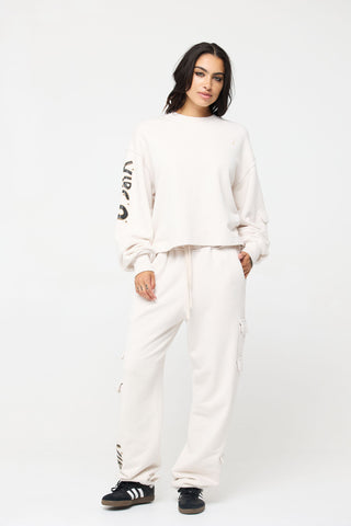 Cargo Sweatpants in Virgo Back Bone Society.