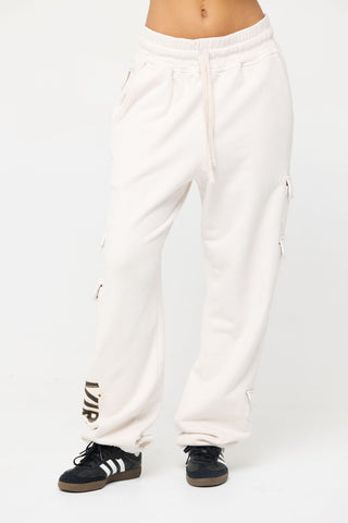 Cargo Sweatpants in Virgo Back Bone Society.