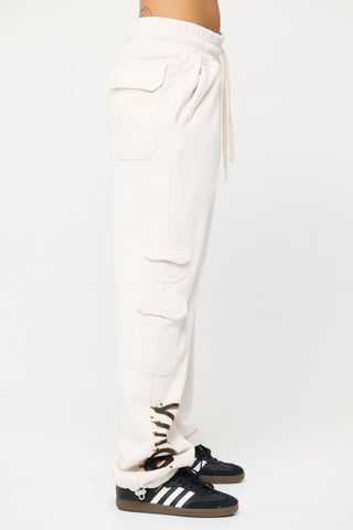 Cargo Sweatpants in Virgo Back Bone Society.