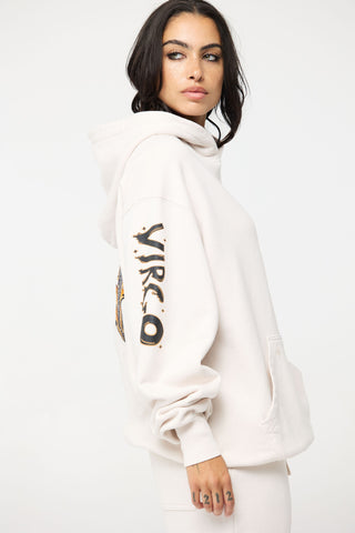 Baggy Hoodie in Virgo Back Bone Society.