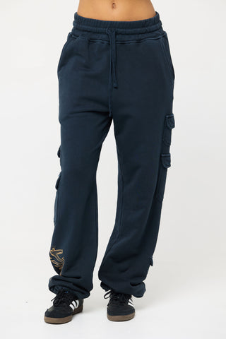 Cargo Sweatpants in Virgo Back Bone Society.