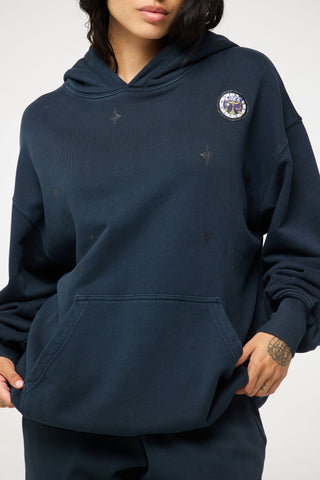 Baggy Hoodie in Libra Back Bone Society.