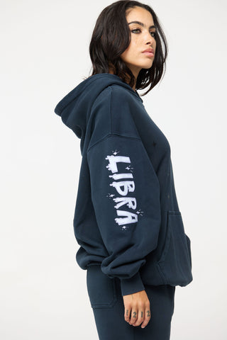 Baggy Hoodie in Libra Back Bone Society.