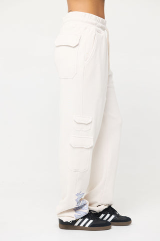 Cargo Sweatpants in Libra Back Bone Society.