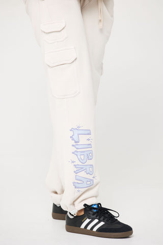 Cargo Sweatpants in Libra Back Bone Society.
