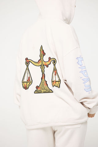 Baggy Hoodie in Libra Back Bone Society.