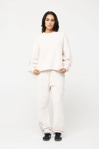 Cargo Sweatpants in Gemini Back Bone Society.