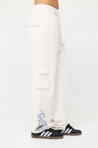 Cargo Sweatpants in Gemini Back Bone Society.
