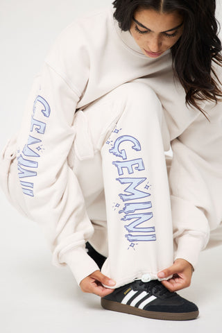Cargo Sweatpants in Gemini Back Bone Society.