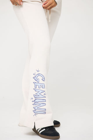 Flared Sweatpants in Gemini Back Bone Society.