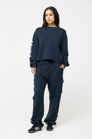 Cargo Sweatpants in Gemini Back Bone Society.