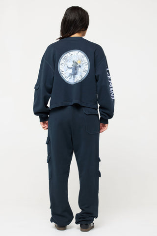 Cargo Sweatpants in Gemini Back Bone Society.