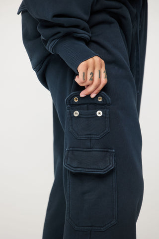 Cargo Sweatpants in Libra Back Bone Society.