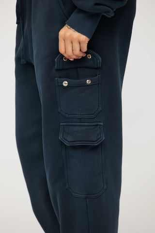 Cargo Sweatpants in Libra Back Bone Society.