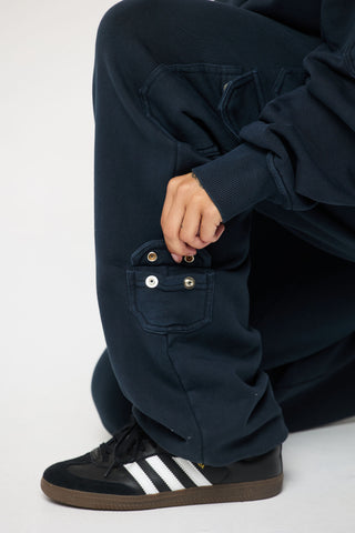 Cargo Sweatpants in Libra Back Bone Society.