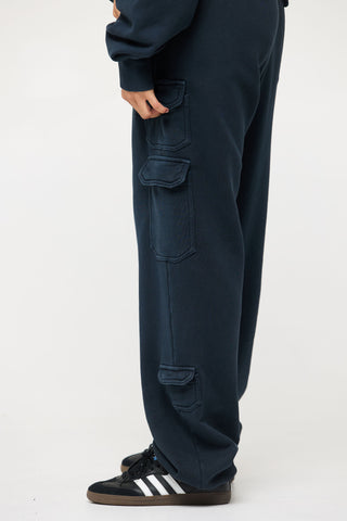 Cargo Sweatpants in Gemini Back Bone Society.