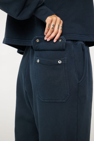 Flared Sweatpants in Pisces Back Bone Society.