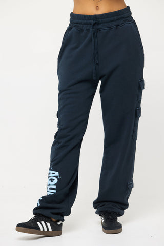 Cargo Sweatpants in Aquarius Back Bone Society.