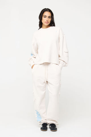 Cargo Sweatpants in Aquarius Back Bone Society.