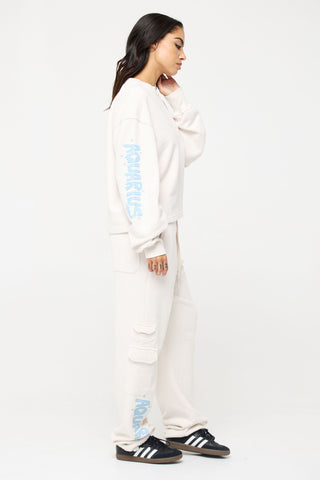 Cargo Sweatpants in Aquarius Back Bone Society.