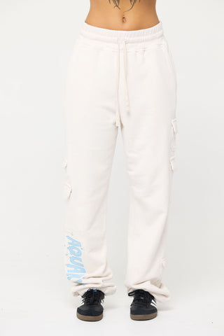 Cargo Sweatpants in Aquarius Back Bone Society.