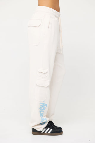 Cargo Sweatpants in Aquarius Back Bone Society.