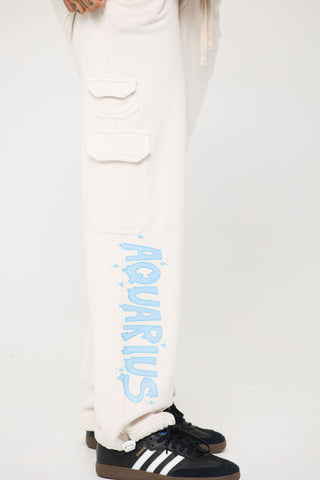 Cargo Sweatpants in Aquarius Back Bone Society.