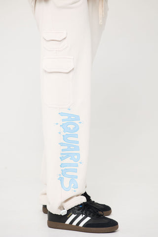 Cargo Sweatpants in Aquarius Back Bone Society.
